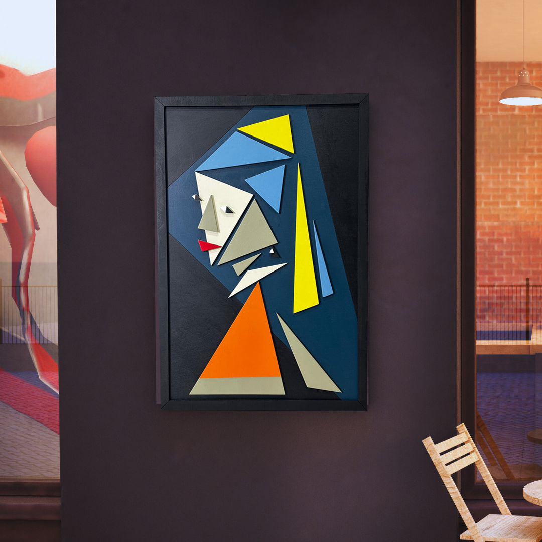 LD Wood - Woman with an earring