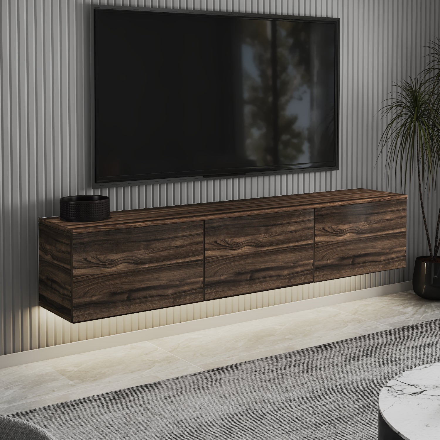 Neon TV-Möbel mit LED-Licht