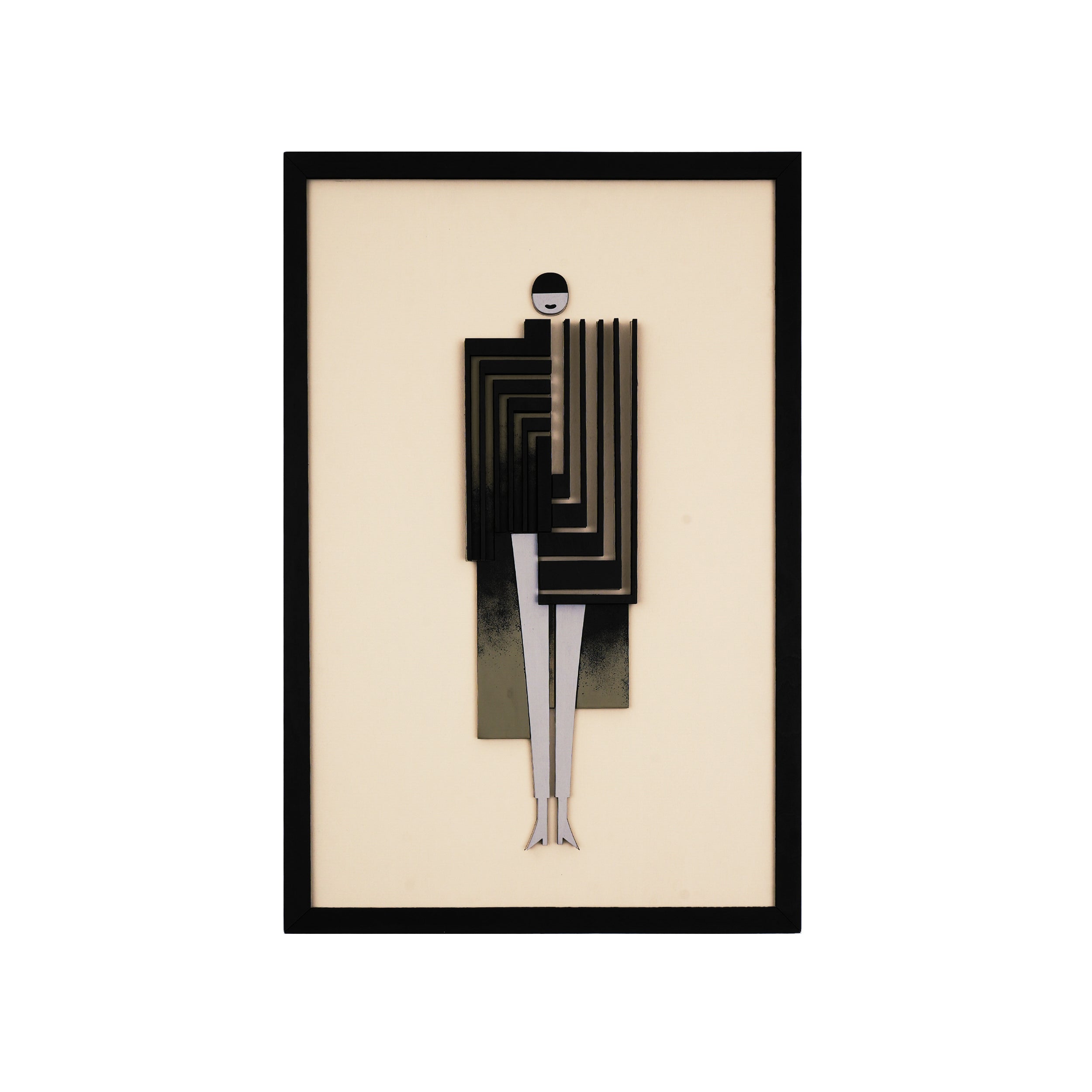 LD Wood - Woman in a coat