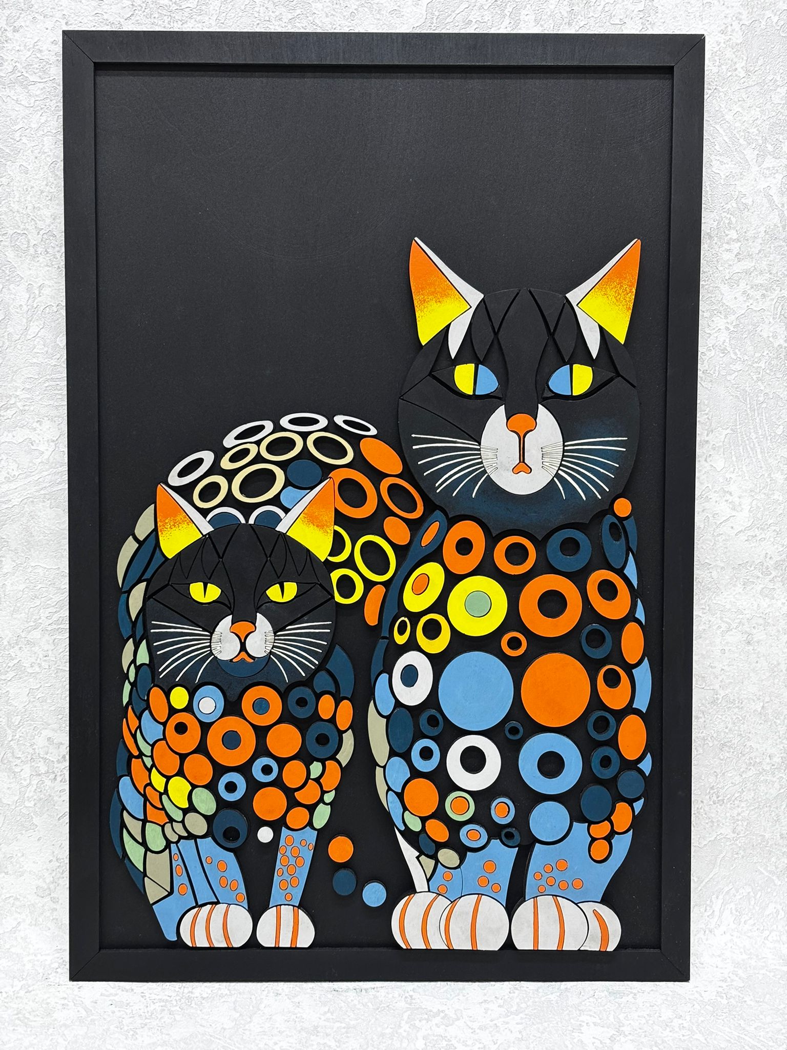 LD Wood - Colorful Cats