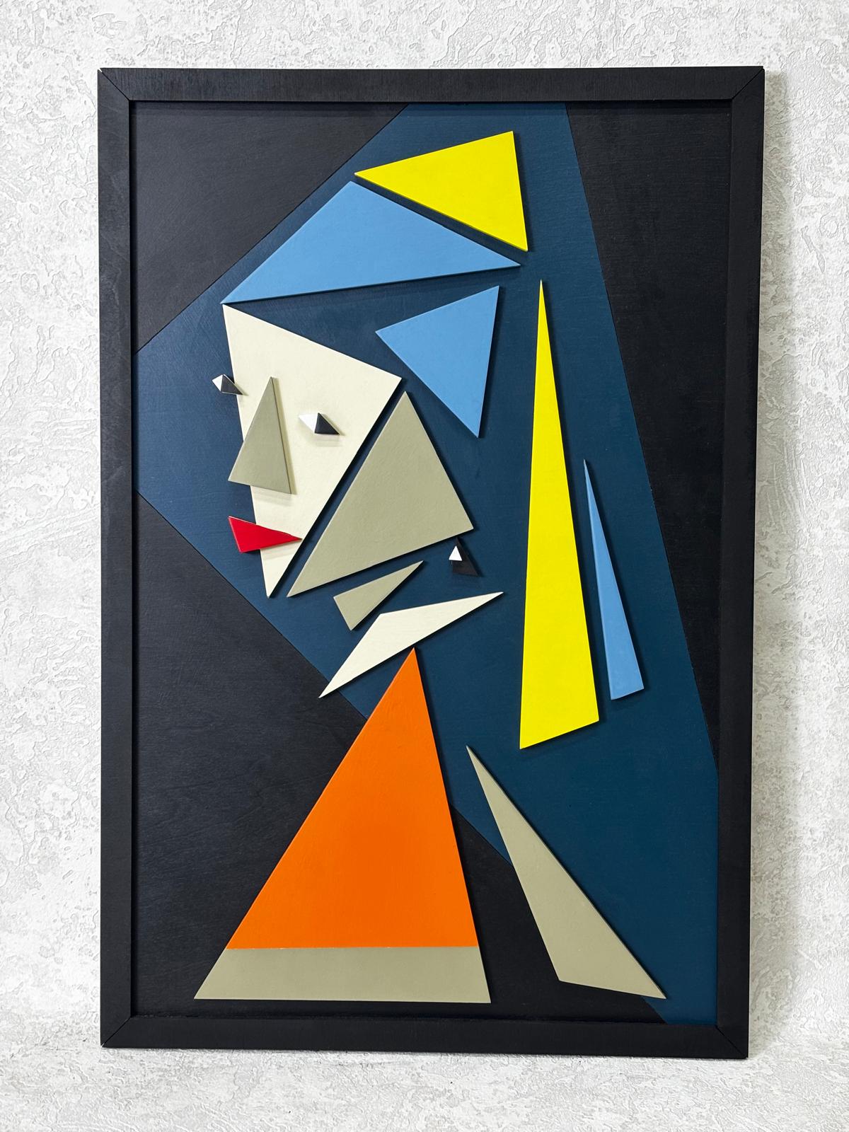 LD Wood - Woman with an earring