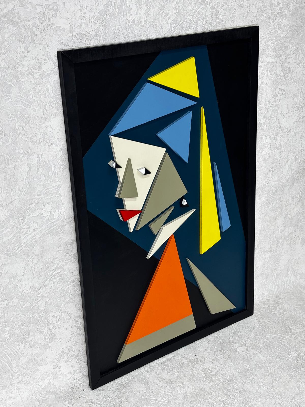 LD Wood - Woman with an earring