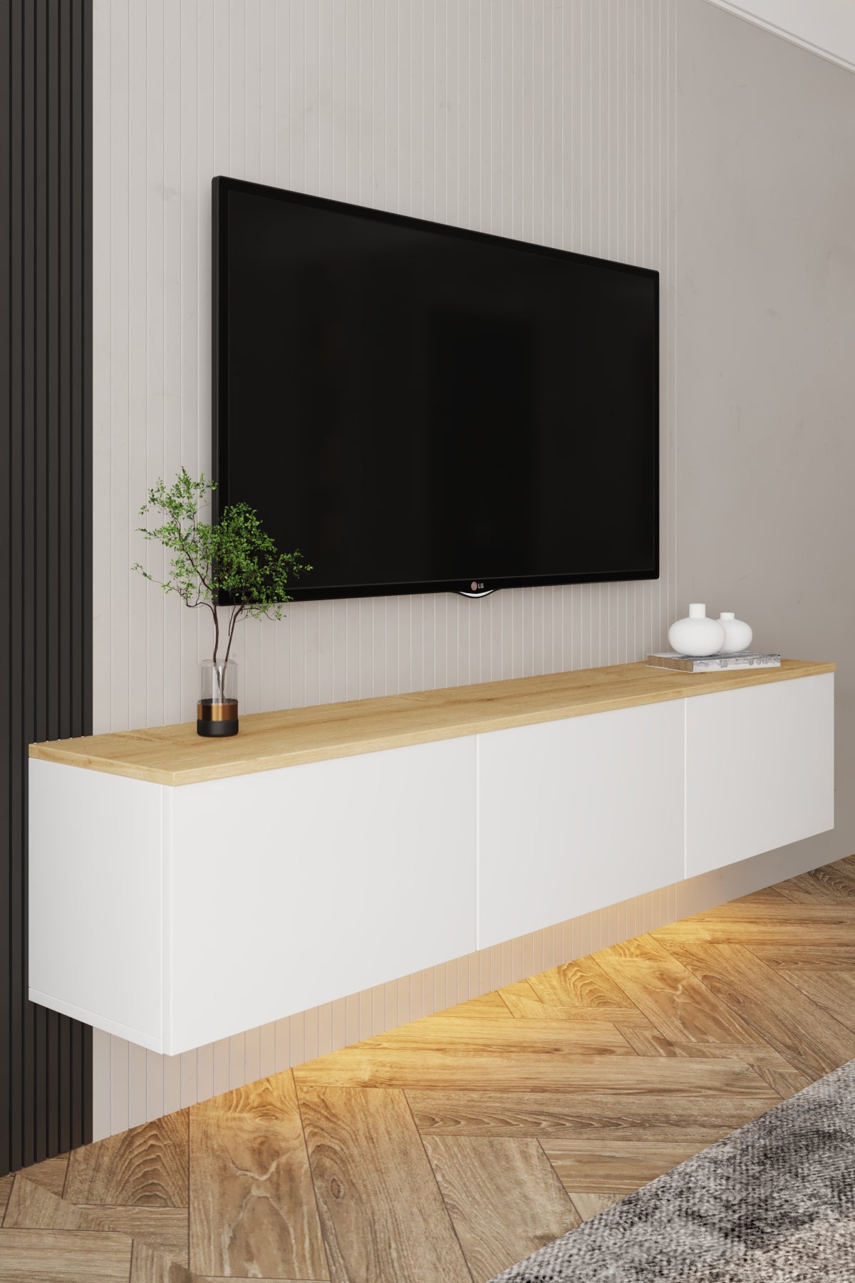 Neon TV-Möbel mit LED