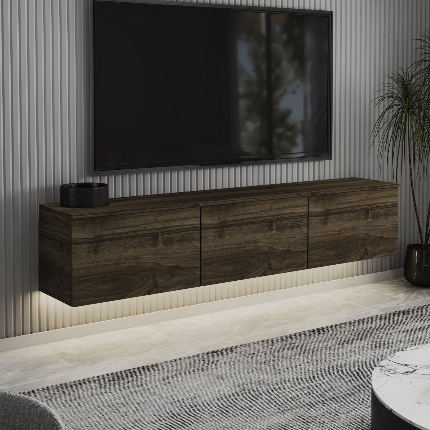 Neon TV-Möbel mit LED-Licht