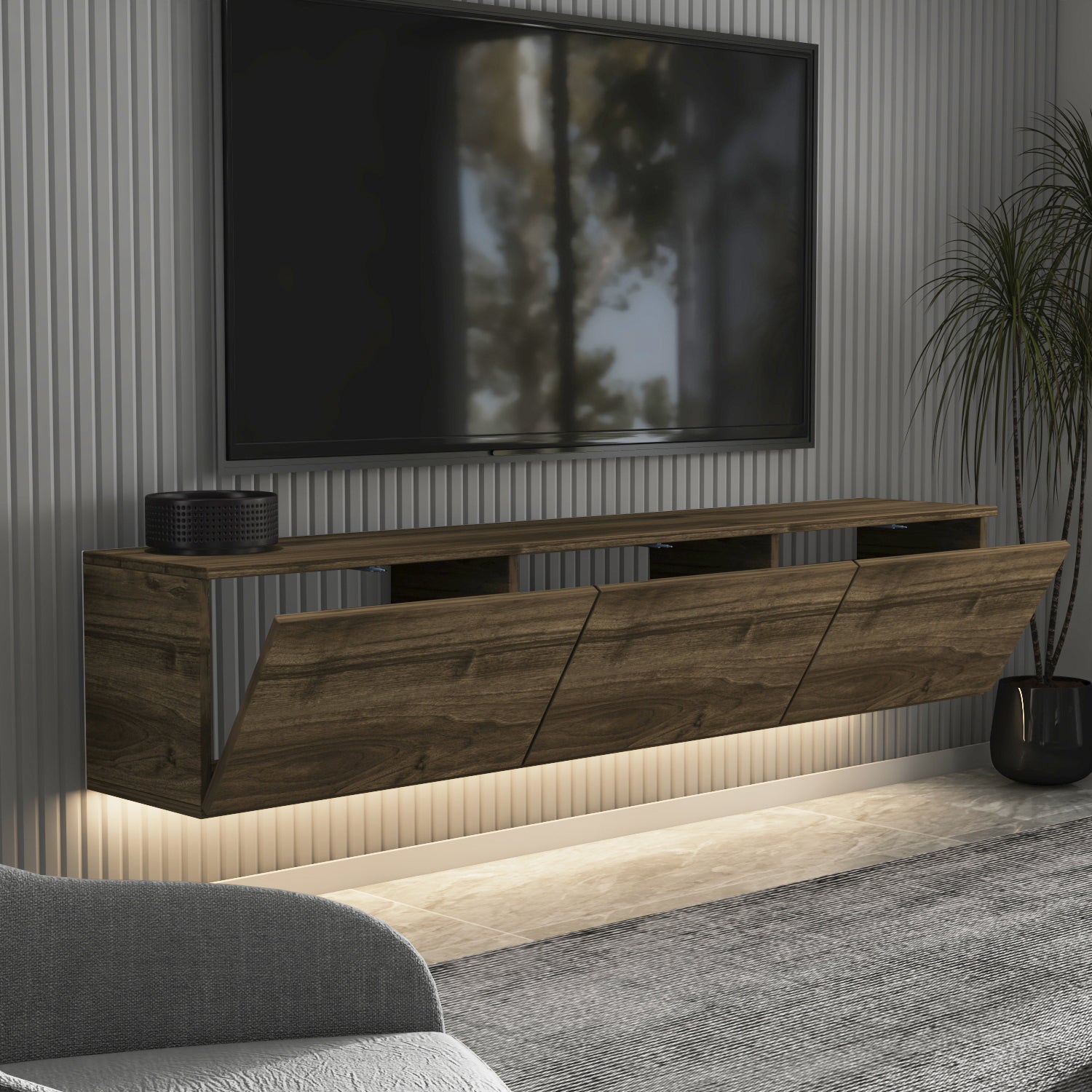 Neon TV-Möbel mit LED-Licht