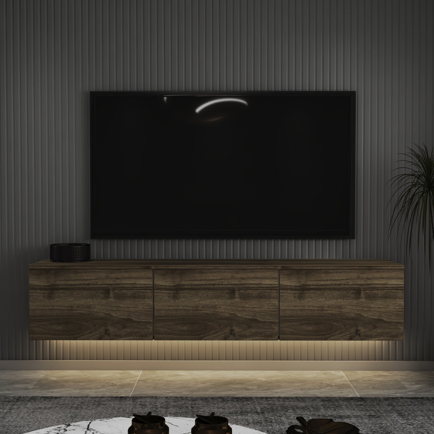 Neon TV-Möbel mit LED-Licht