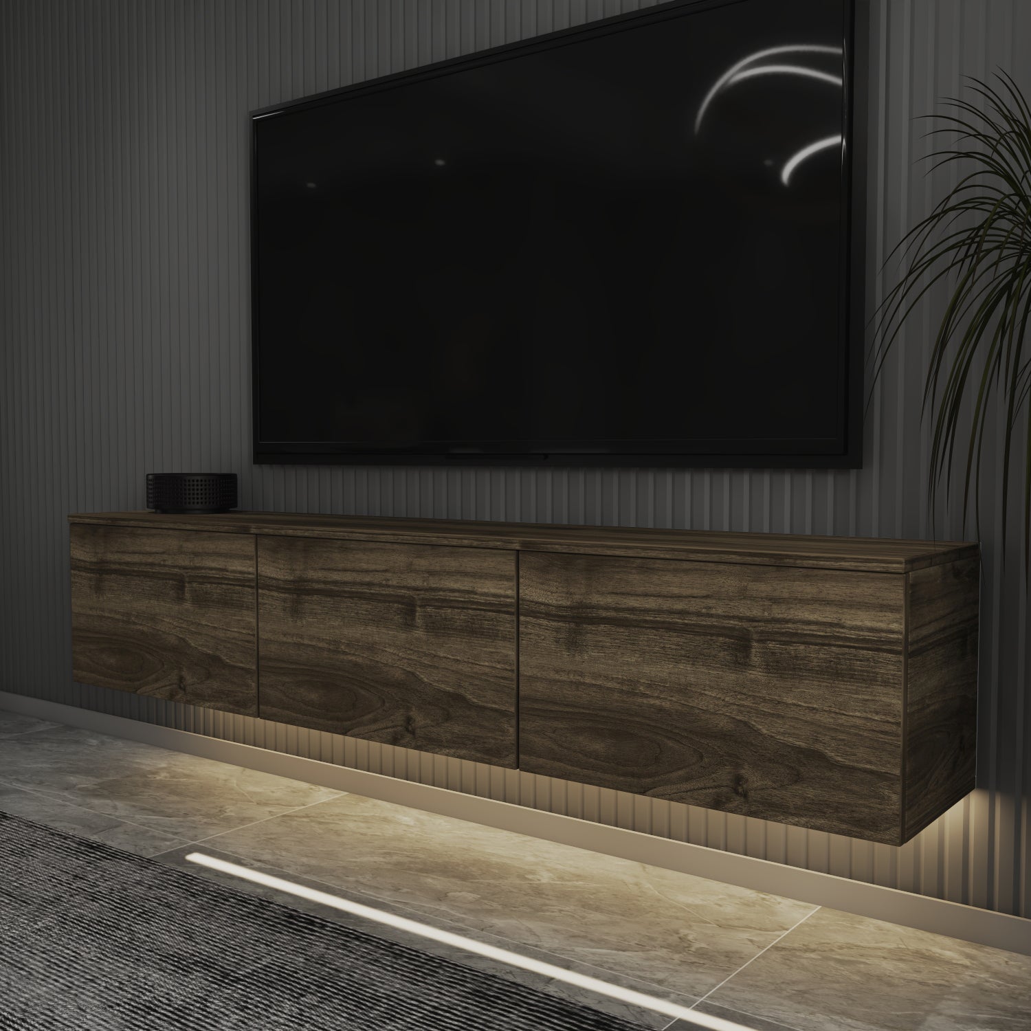 Neon TV-Möbel mit LED-Licht