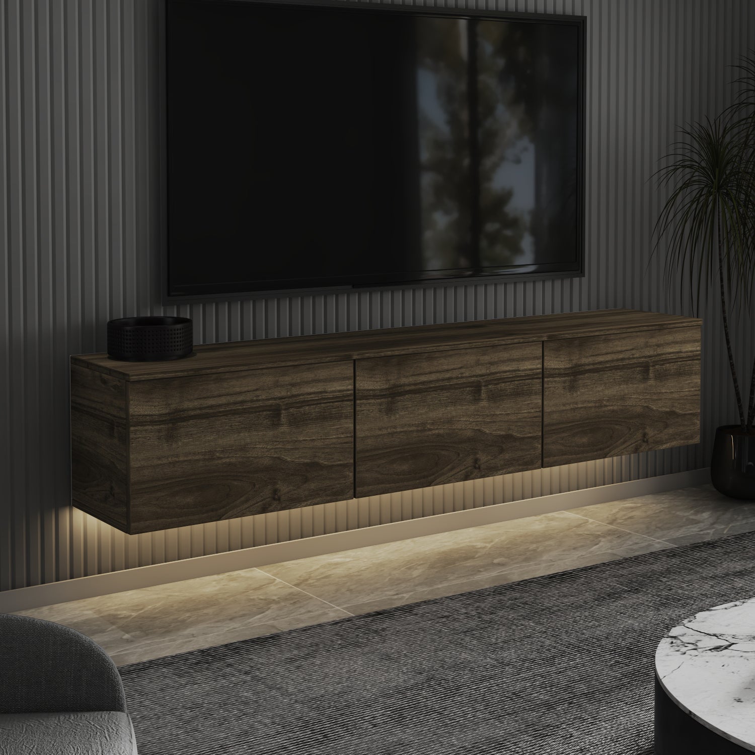 Neon TV-Möbel mit LED-Licht