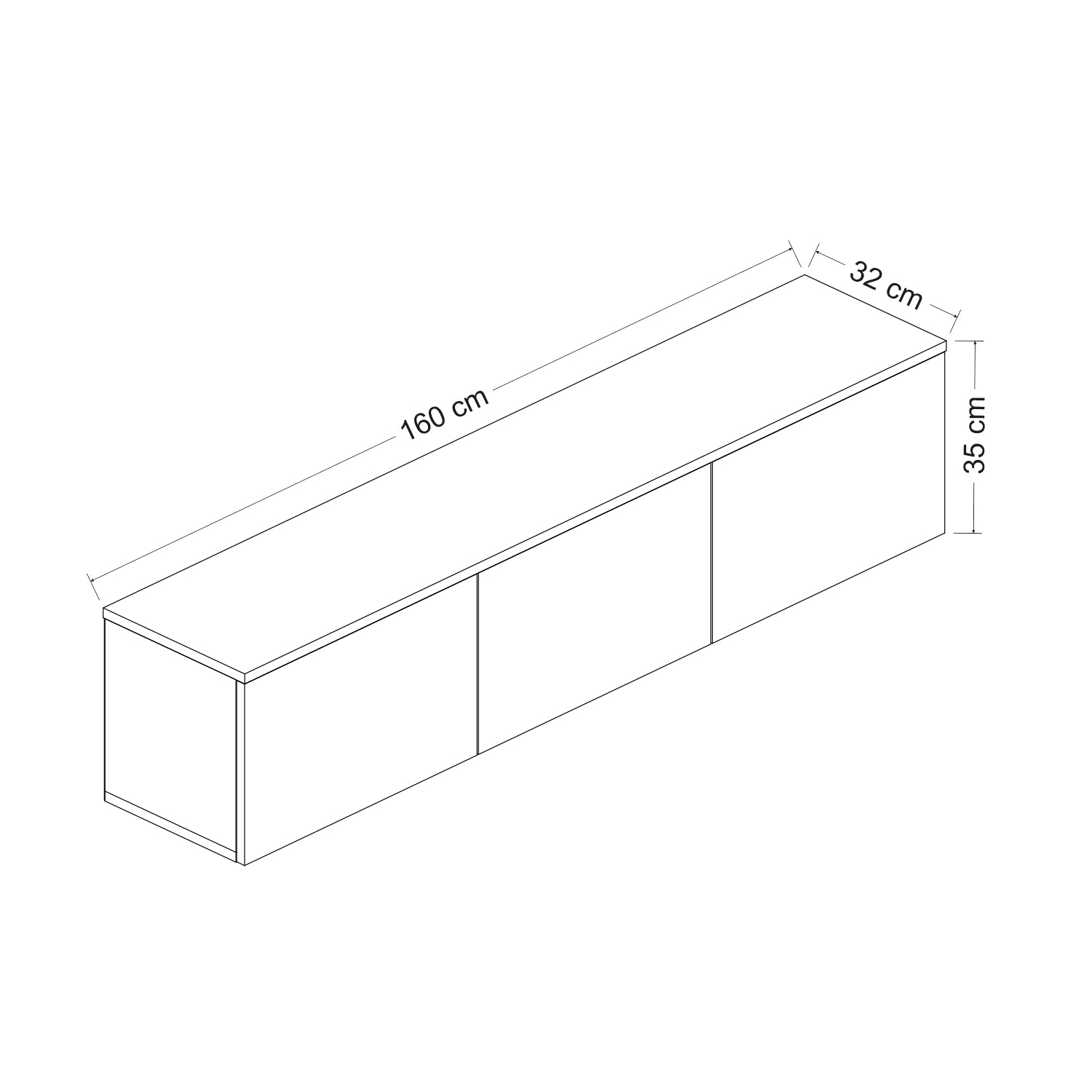 Neon TV-Möbel mit LED