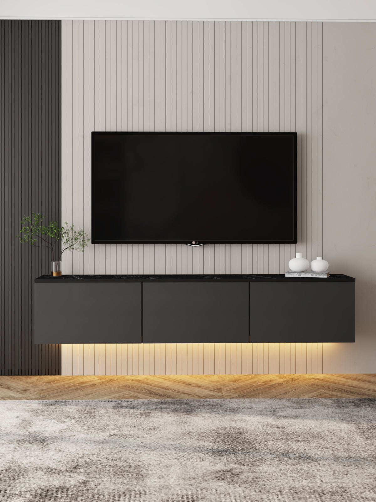 Neon TV-Möbel mit LED