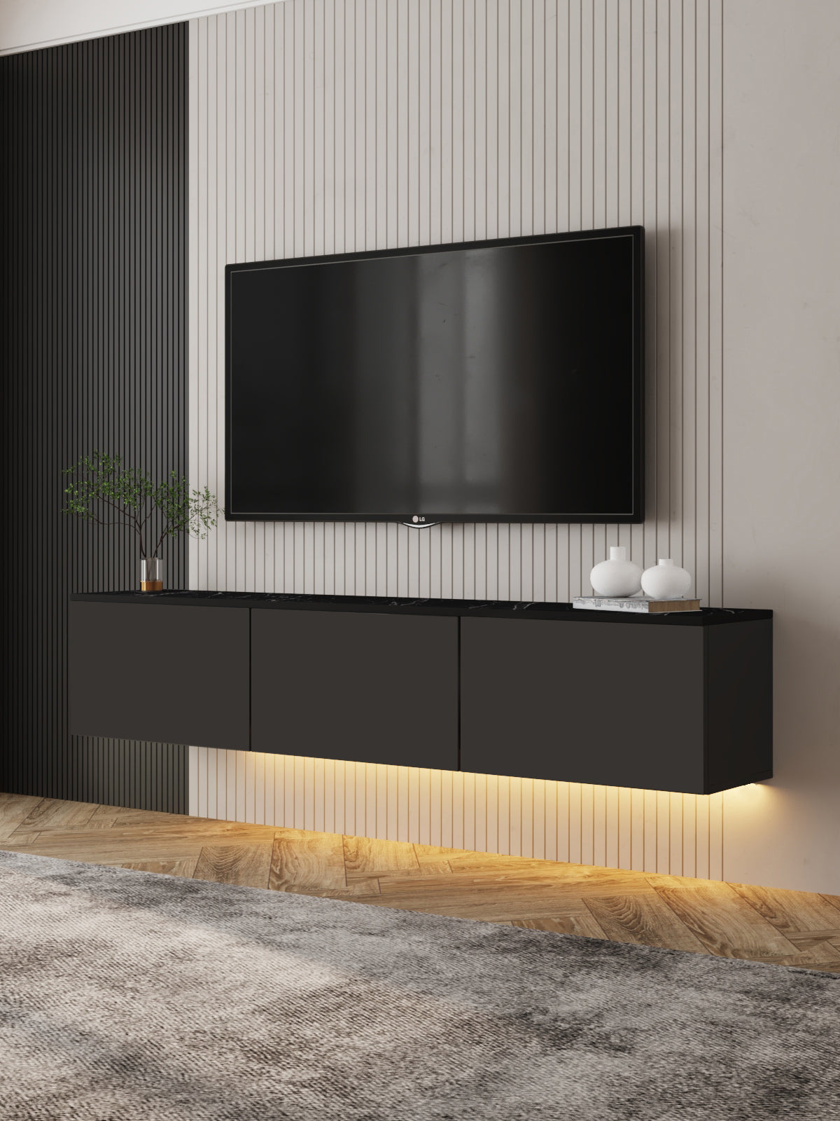 Neon TV-Möbel mit LED