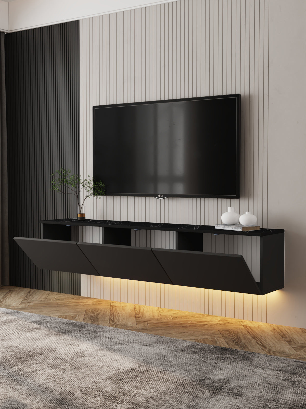 Neon TV-Möbel mit LED