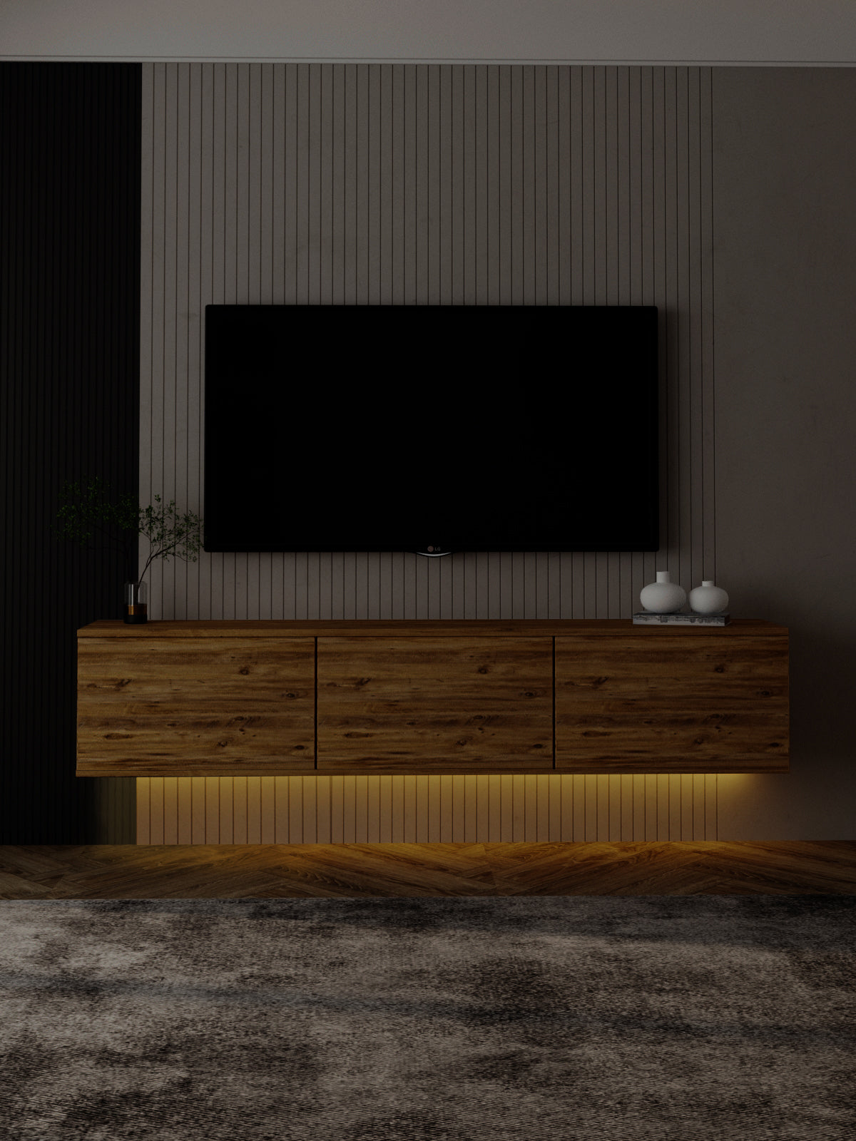 Neon TV-Möbel mit LED
