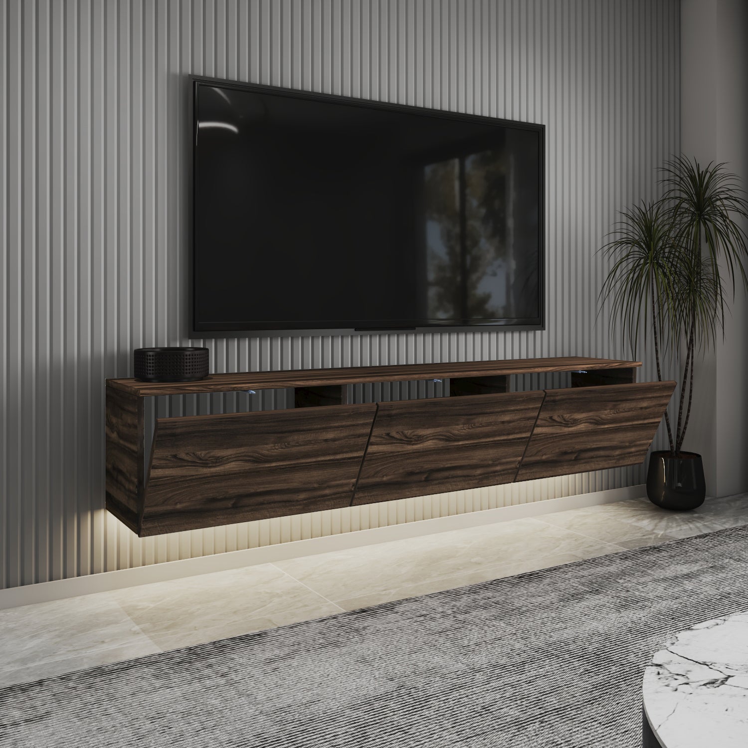 Neon TV-Möbel mit LED-Licht