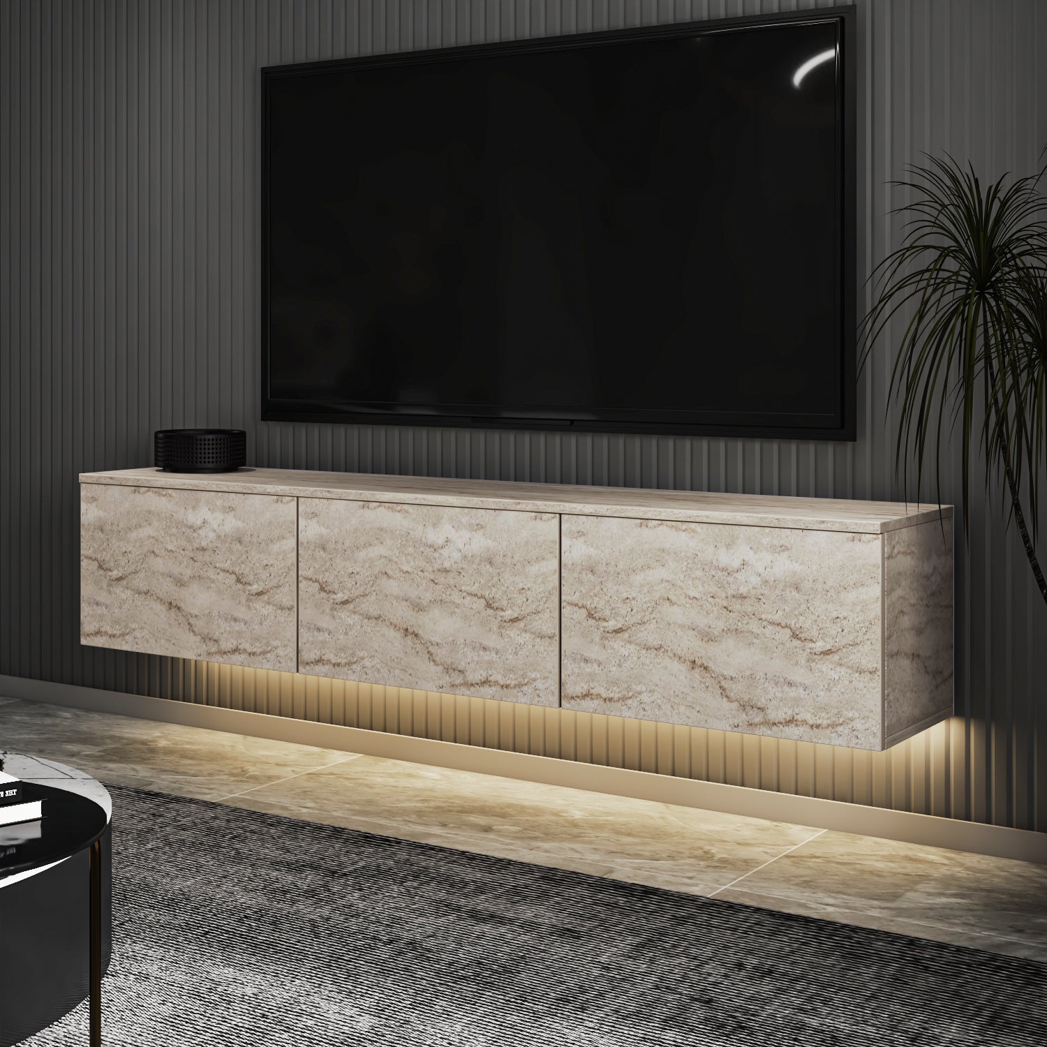 Neon TV-Möbel mit LED