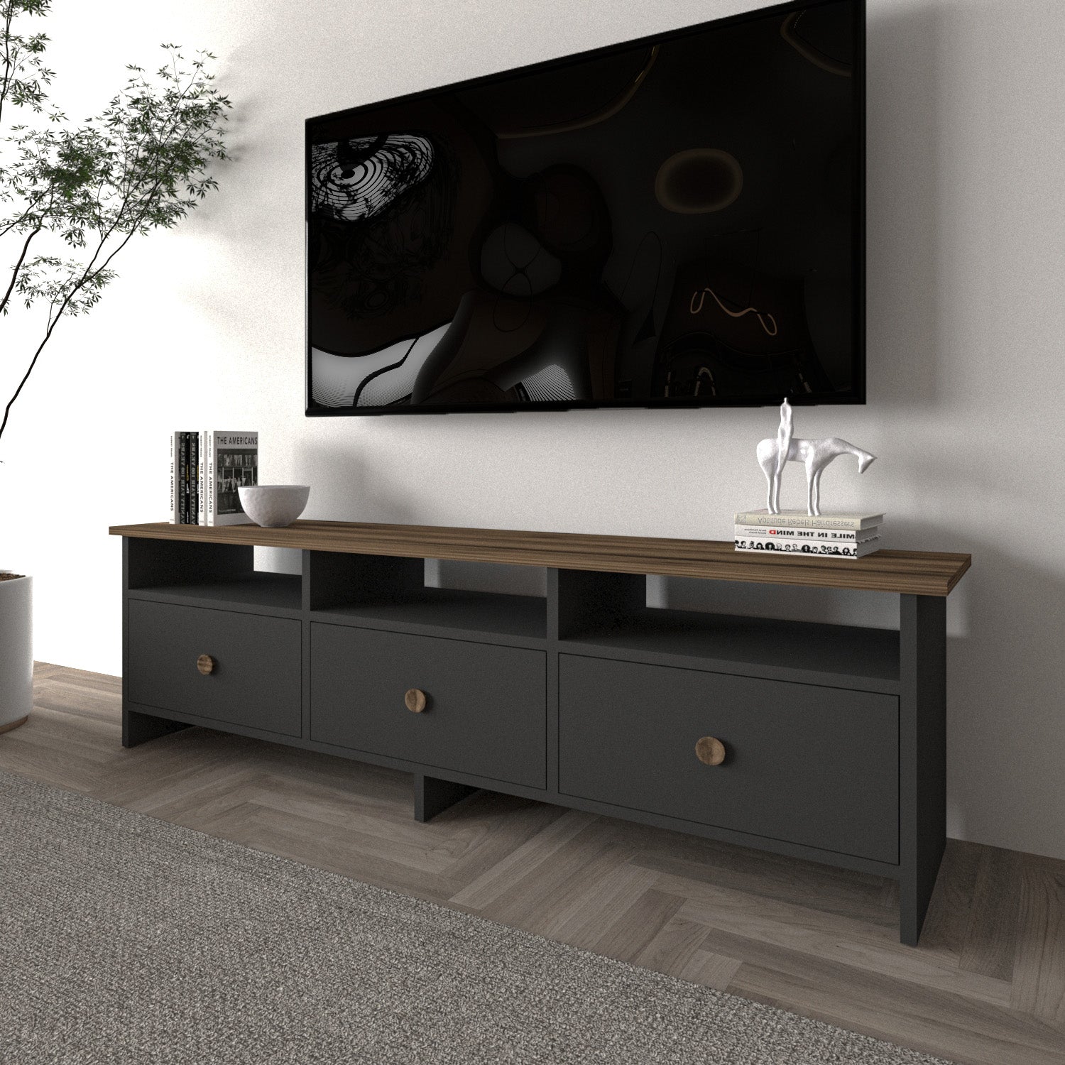 Oslo TV-Ständer in 150/47/36 cm