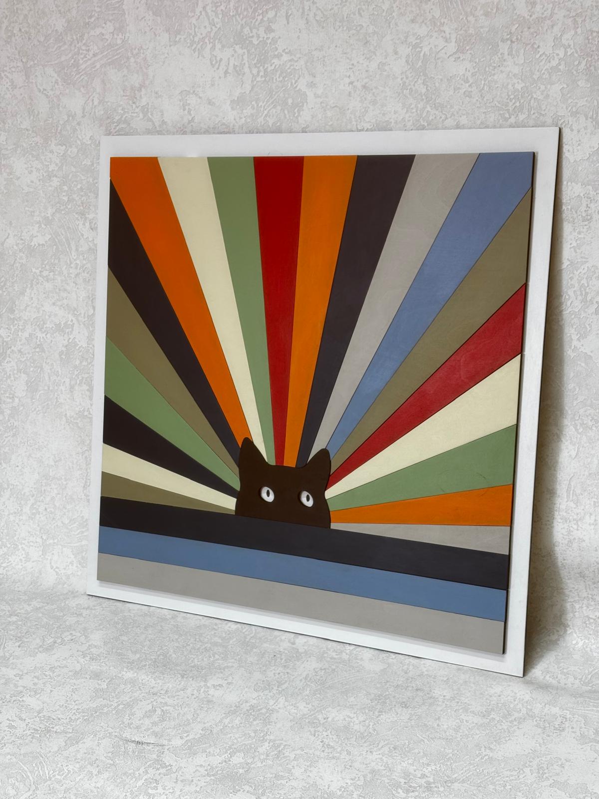 LD Wood - Rainbow Cat